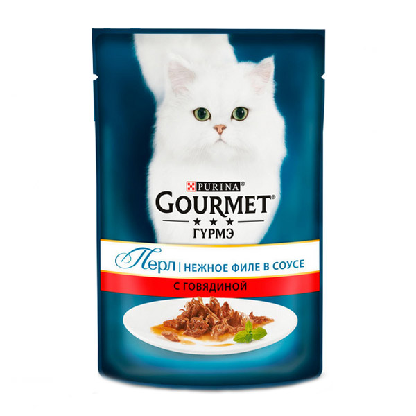 پوچ گربه با گوشت نرم گاو گورمت – Gourmet Beef — تصویر ۲