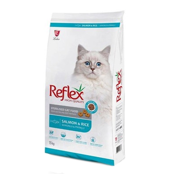 غذای گربه عقیم شده با ماهی سالمون و برنج رفلکس – Reflex Sterilised