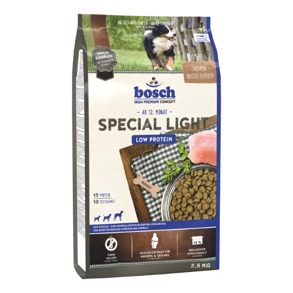 غذای سگ رژیمی با پروتئین کم بوش – Bosch Special Light — تصویر ۲