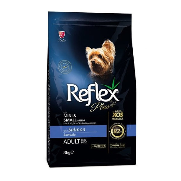 غذای سگ نژاد کوچک با طعم سالمون رفلکس پلاس – Reflex plus Mini