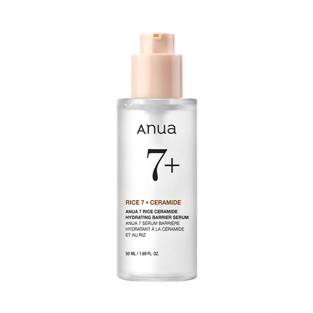 سرم آبرسان و تقویتکننده سد دفاعی برنج و سراماید آنوا Anua 7 Rice Ceramide Hydrating Barrier Serum
