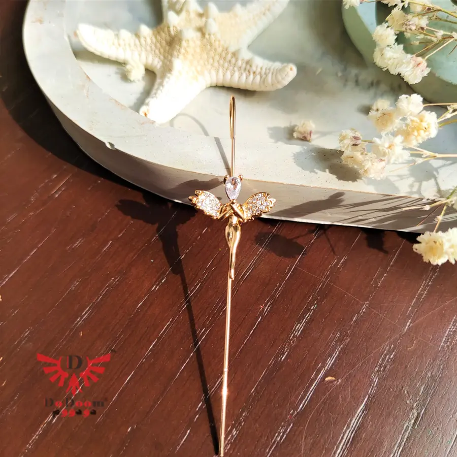 گوشواره کراس فرشته E28 — تصویر ۴