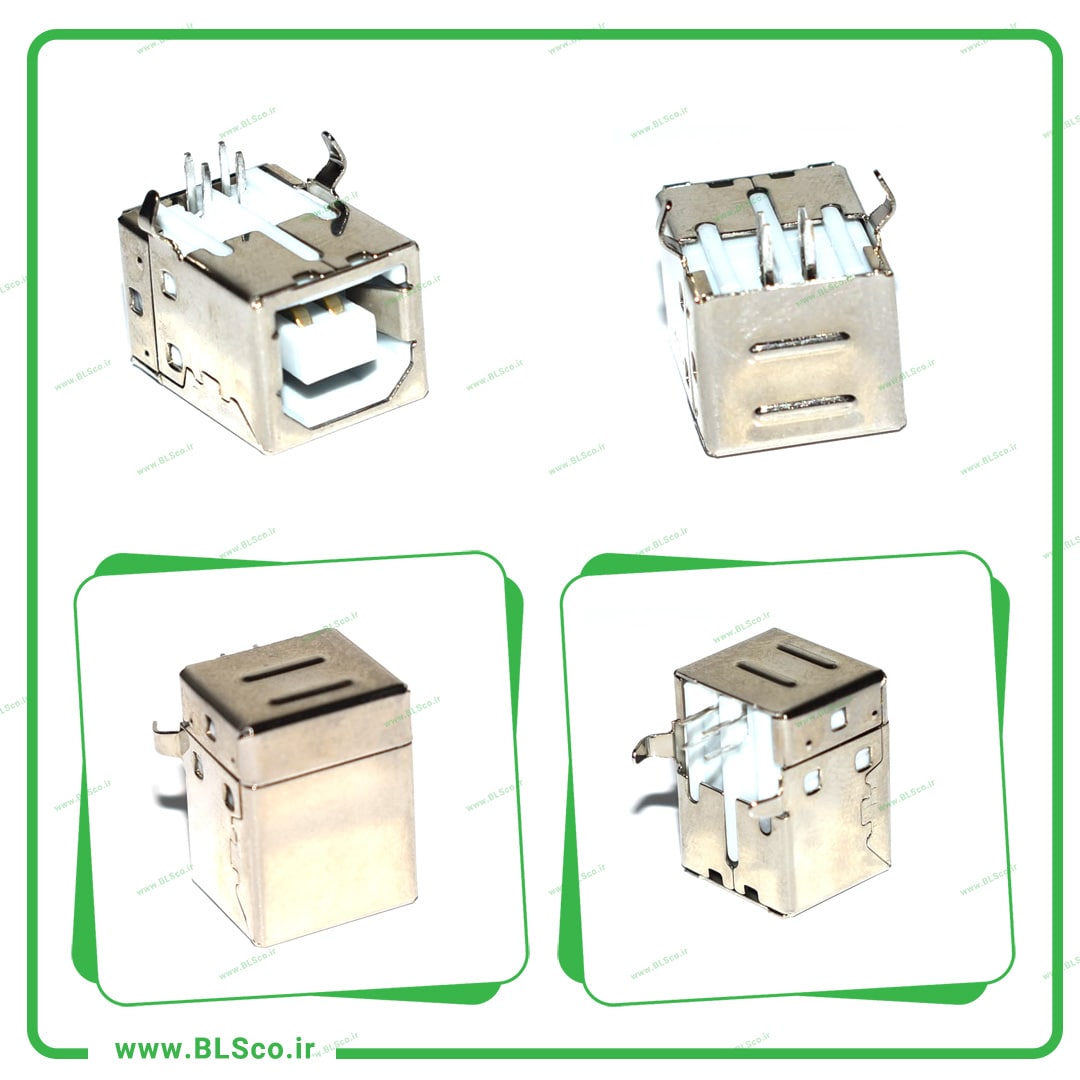کانکتور مادگی USB B پرینتر روبردی(کد309) — تصویر ۲