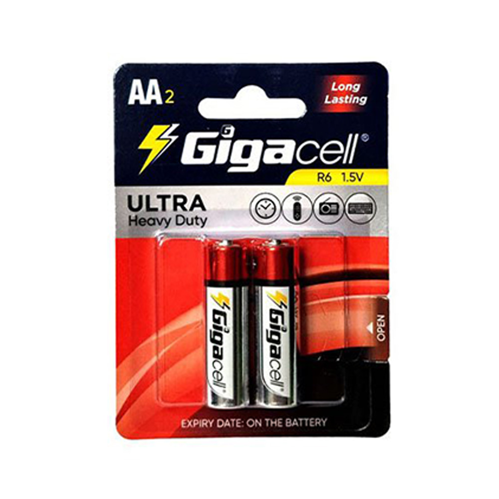 باتری قلمی گیگاسل مدل Ultra بسته 2×5 عددی