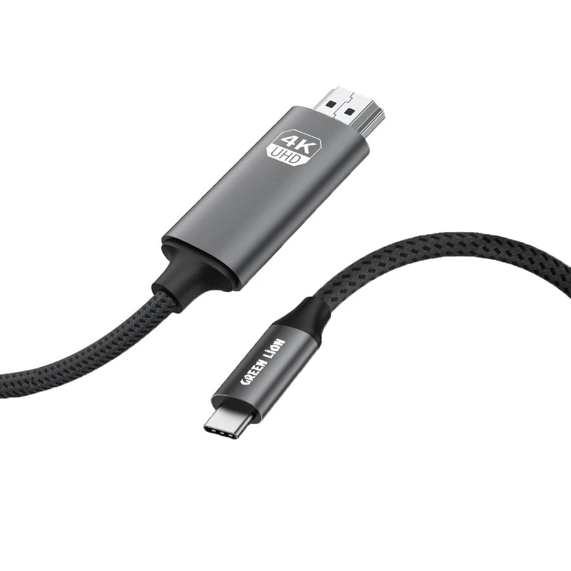 کابل تبدیل USB-C به HDMI گرین لاین با کیفیت 4K — تصویر ۲