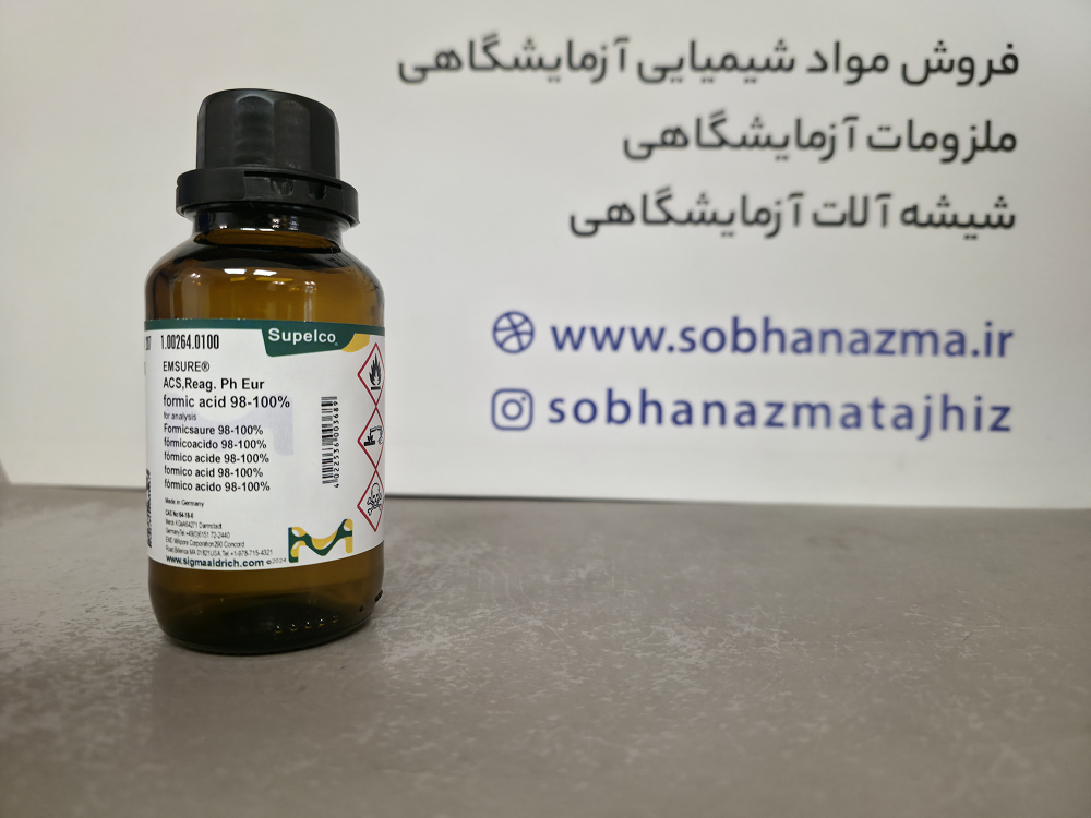 فرمیک اسید 98-100% ACS برای آنالیز برند مرک آلمان کد 100264 — تصویر ۳