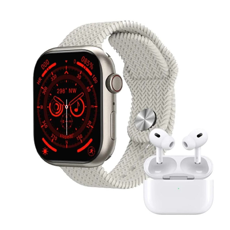 ساعت هوشمند و هندزفری بلوتوثی ویسمی مدل WS-83 Max به همراه بند