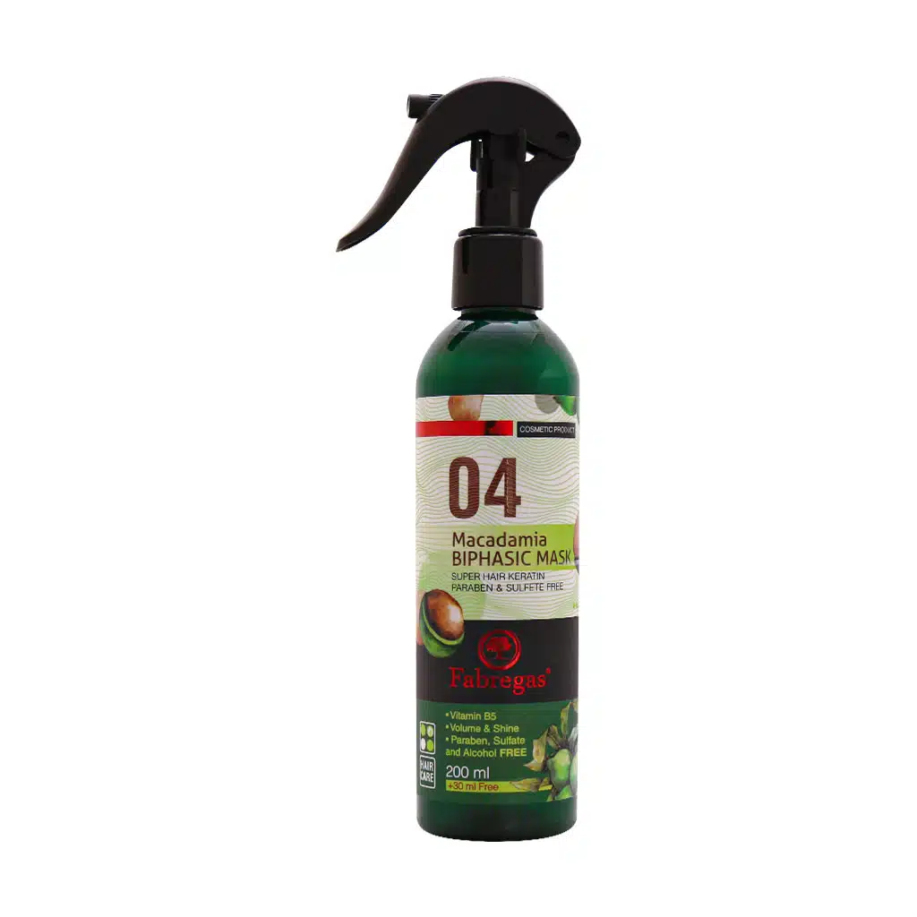 ماسک مو دوفاز مناسب موهای چرب کراتینه و آسیب دیده ماکادمیا فابریگاس 230ml