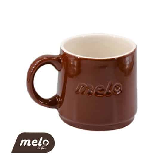ماگ سرامیکی ملو (رنگ قهوه ای)
