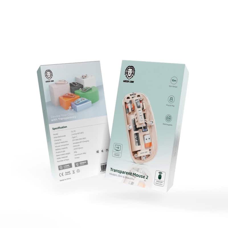 ماوس بی سیم گرین لاین مدل Transparent Mouse 2 — تصویر ۷