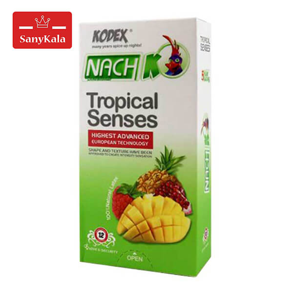 کاندوم کدکس مدل Tropical Senses بسته 12 عددی — تصویر ۲