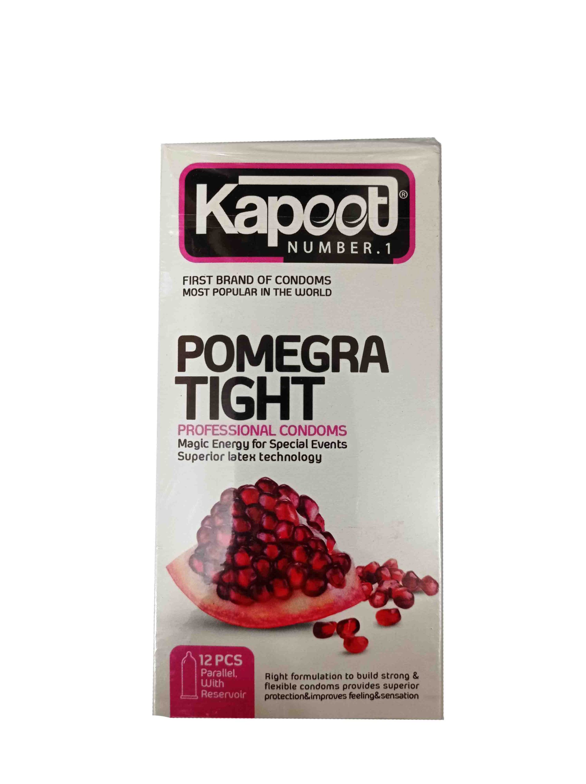 کاندوم کاپوت مدل Pomegra Tight بسته 12 عددی — تصویر ۷