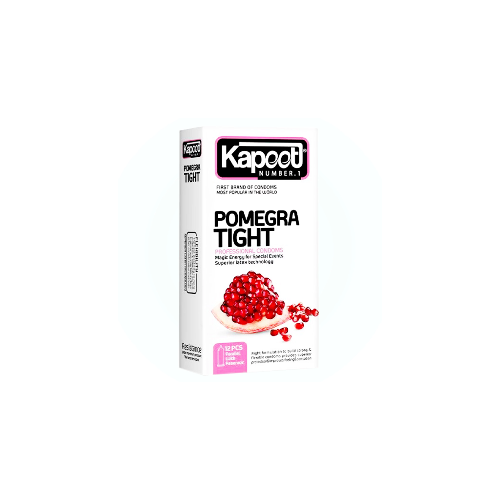کاندوم کاپوت مدل Pomegra Tight بسته 12 عددی — تصویر ۵