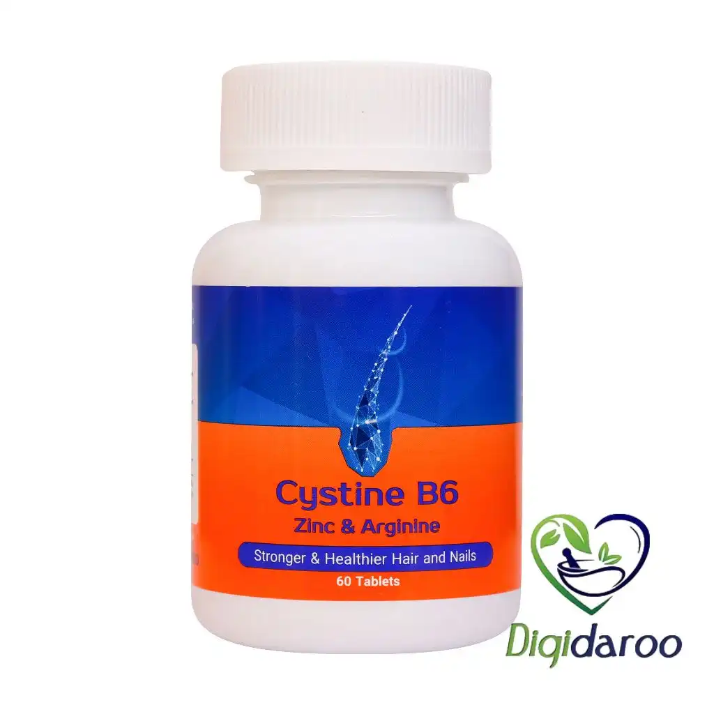 قرص سیستین B6 زینک و آرژنین آریا دارو 60 عددی