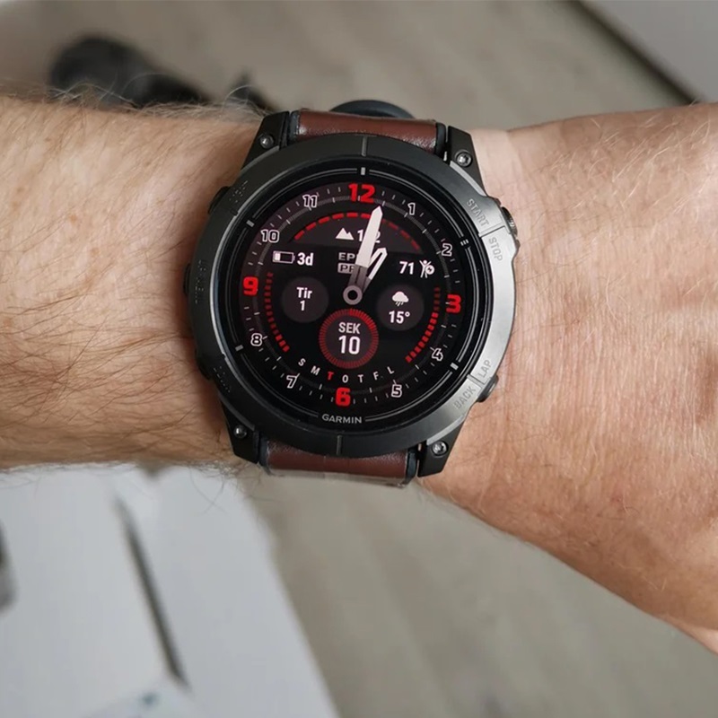 ساعت گارمین epix Pro Gen 2 Sapphire Carbon Grey Leather — تصویر ۴