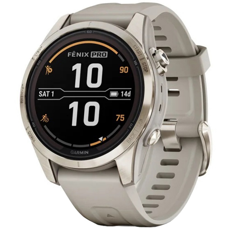 ساعت گارمین Fenix 7S Pro Sapphire Solar Soft Gold