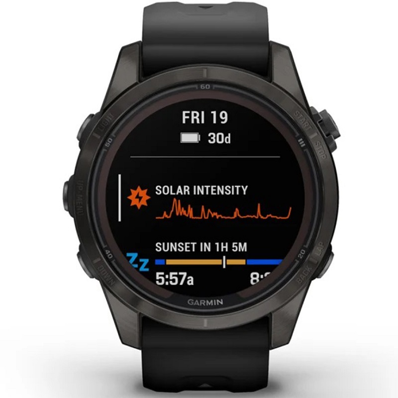 ساعت گارمین Fenix 7S Pro Sapphire Solar Carbon Gray — تصویر ۳