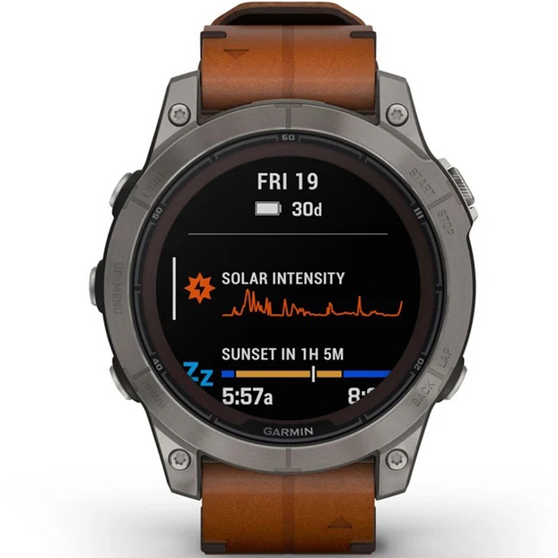 ساعت گارمین Fenix 7 Pro Sapphire Solar Leather — تصویر ۳