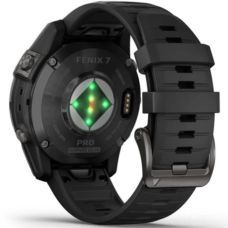 ساعت گارمین Fenix 7 Pro Sapphire Solar Carbon Gray — تصویر ۴