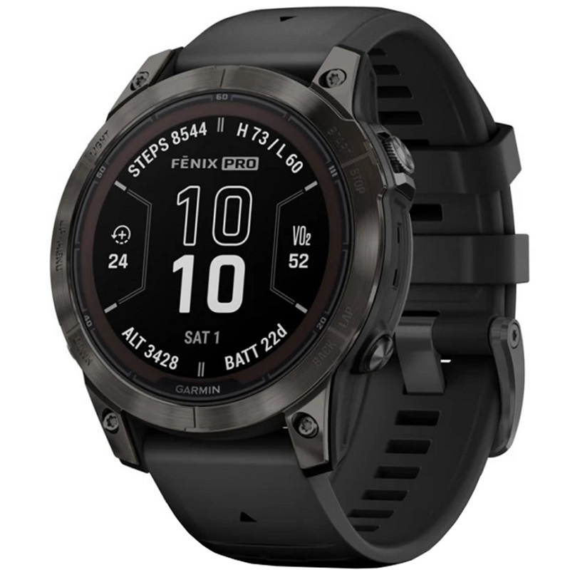ساعت گارمین Fenix 7 Pro Sapphire Solar Carbon Gray — تصویر ۲
