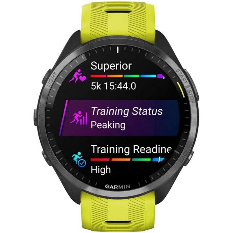 ساعت گارمین Forerunner 965 Yellow Black — تصویر ۳
