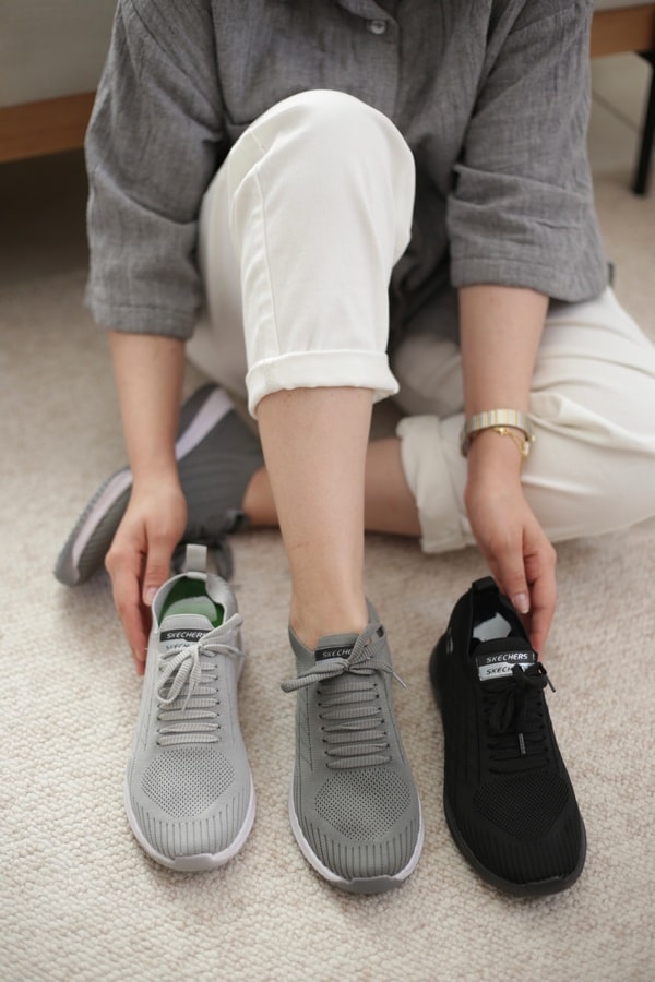 کتونی جورابی زنانه | مدل اس بافت زنانه Skechers — تصویر ۲