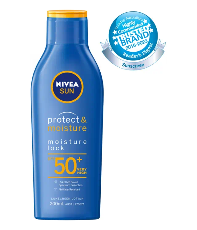 لوسیون ضد آفتاب نیوا NIVEA SPF50 رطوبت رسانی بسیار بالا به پوست — تصویر ۲