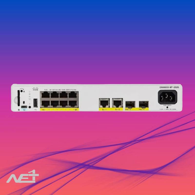 سوئیچ سیسکو مدل Cisco C9200CX-8P-2X2G