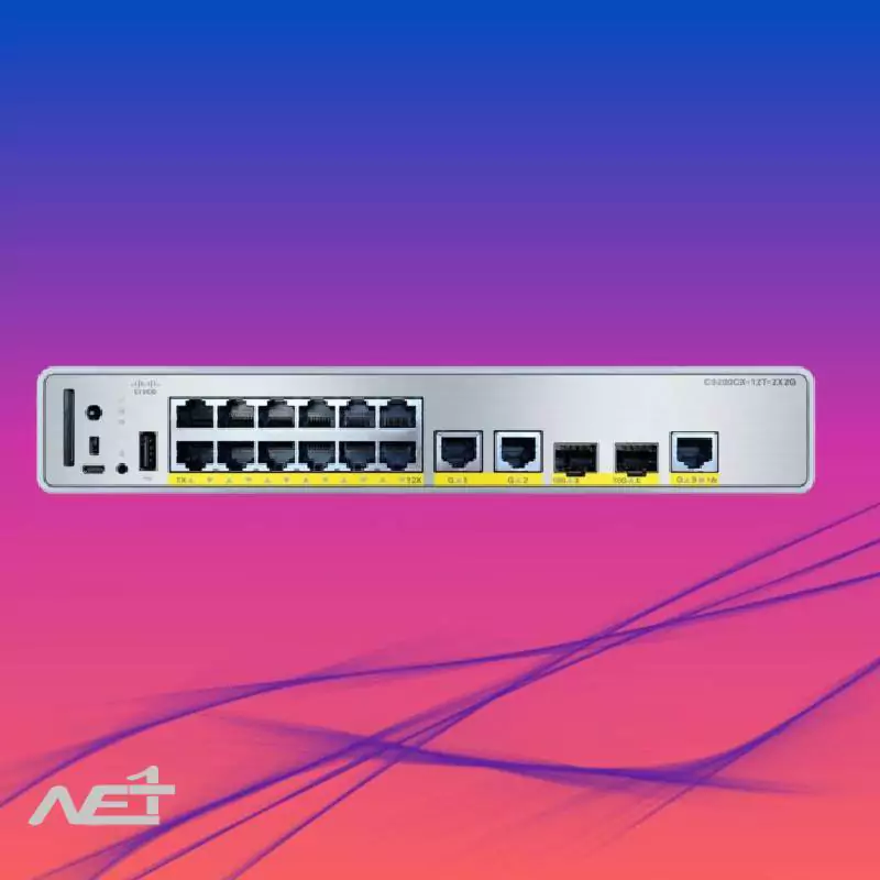 سوئیچ سیسکو مدل Cisco C9200CX-12T-2X2G — تصویر ۳