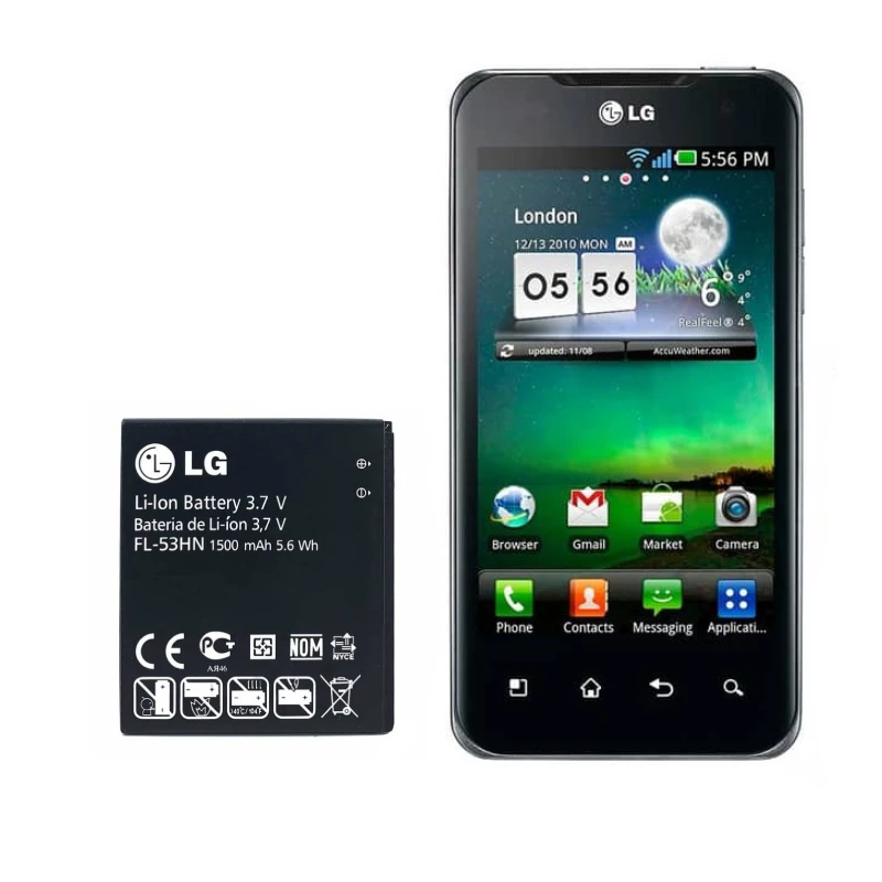 باتری گوشی ال جی LG Optimus 2X مدل 53Hn — تصویر ۲