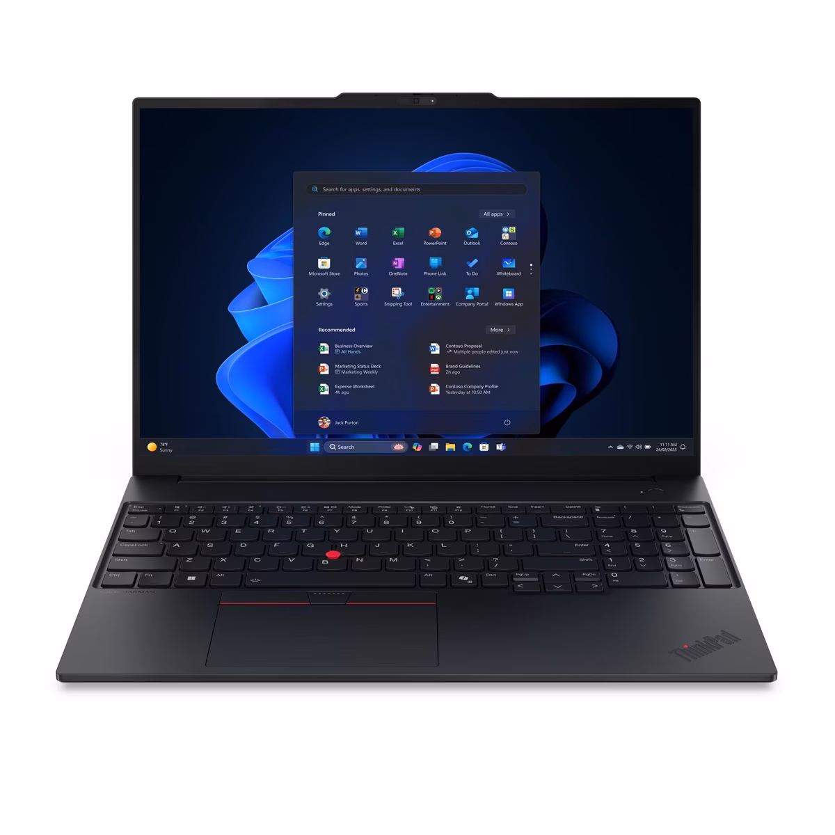 لپ تاپ لنوو 16 اینچی مدل ThinkPad E16 Gen 3 Ultra 5 226V 16GB 2TB