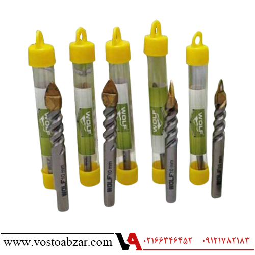 مته سرامیک نیزه ای ولف سایز 12 — تصویر ۳