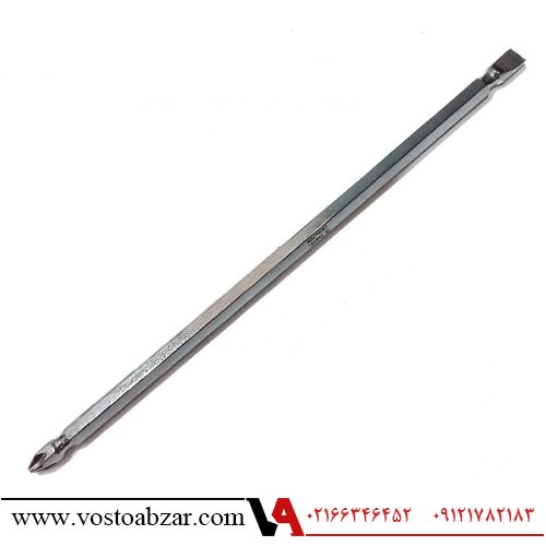 نوک پیچ گوشتی یکسر دو سو یکسر چهارسو ولف سایز 20 سانت — تصویر ۲