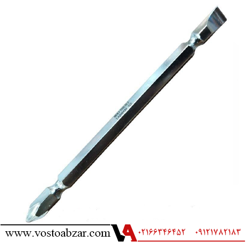 نوک پیچ گوشتی یکسر دو سو یکسر چهارسو ولف سایز 15 سانت — تصویر ۲