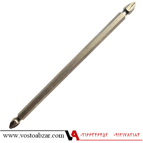 نوک پیچ گوشتی دو سر چهارسو ولف سایز 20 سانت