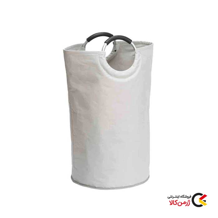 سبد رخت چرک پارچه ای دسته دار سفید مدل Jumbo Stone برند ونکو — تصویر ۲
