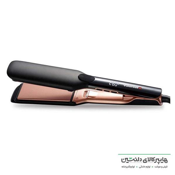 اتو مو حرفه ای ولروس سالنی 260 درجه،LCD پهن کراتینه VL309