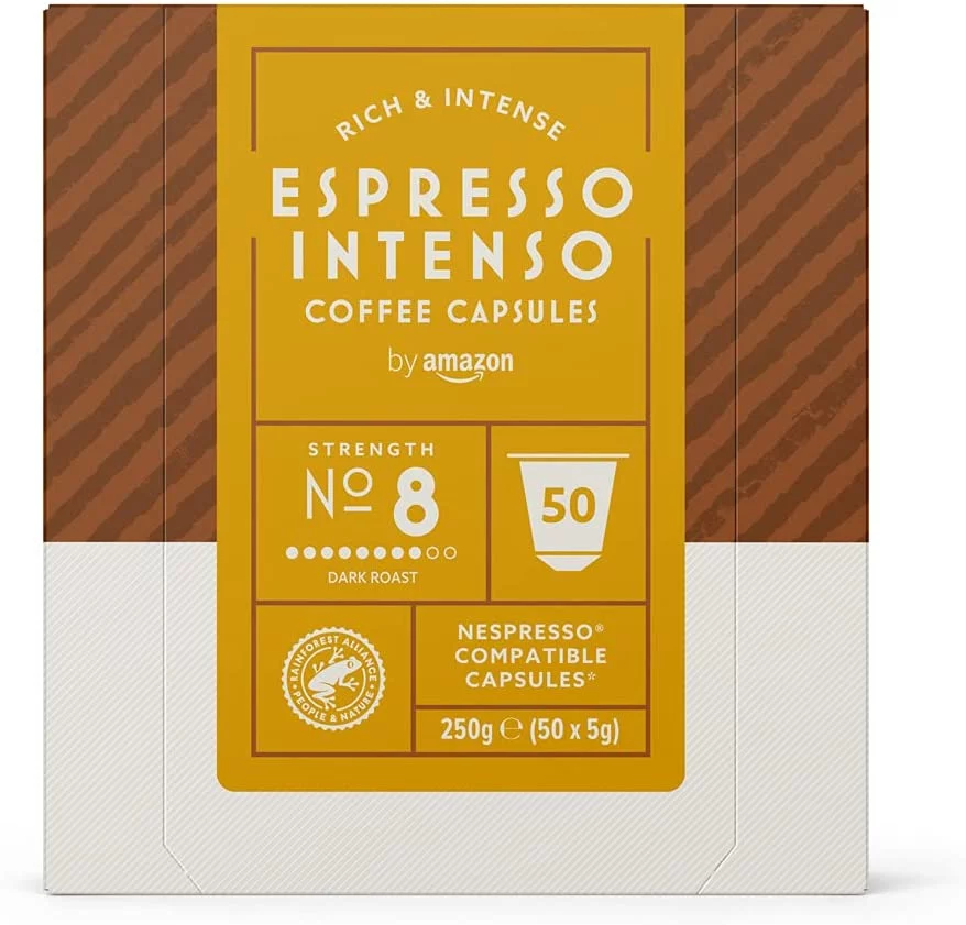 کپسول قهوه آمازون 50 عددی مدل Espresso Intenso — تصویر ۳