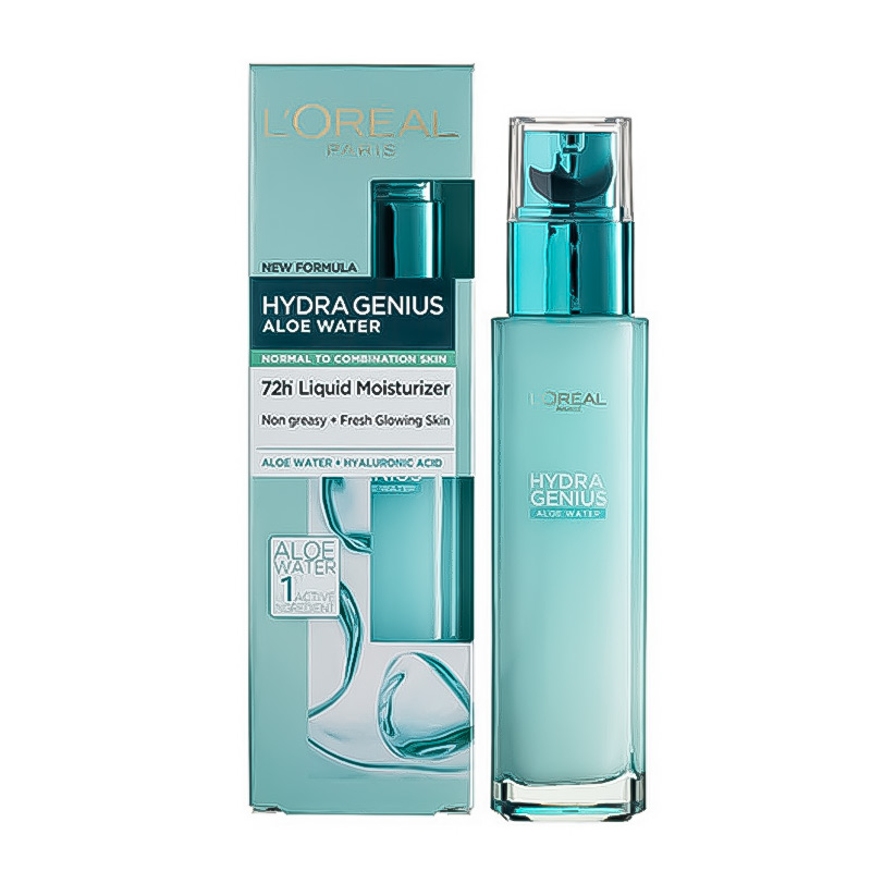 کرم آبرسان 72 ساعته لورال مدل هیدرا جنیوس {LOréal} 70 ml