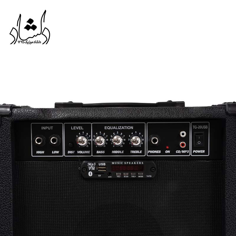 آمپلی فایر فندر مدل Fender TG 20 همراه با درگاه USB — تصویر ۵