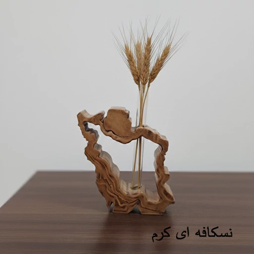 گلدان سفالی مدل نقشه ایران طرح گلجای — تصویر ۵