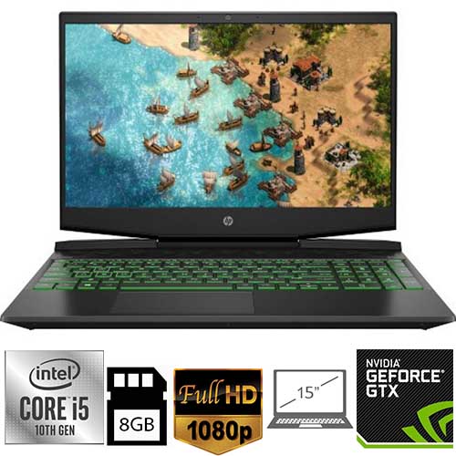 لپ تاپ گیمینگ hp پاویلیون 15-dk1006ne