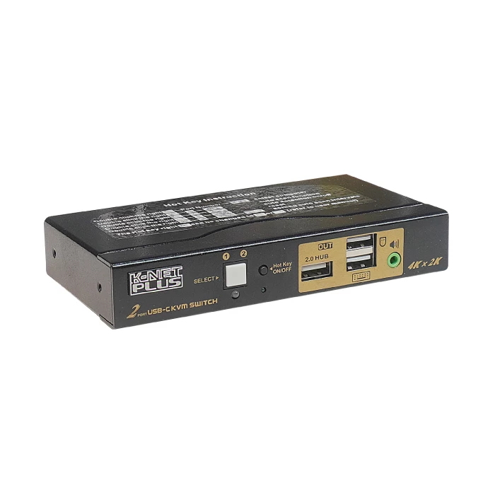 کی وی ام سوئیچ 2 پورت کی نت پلاس مدل KP-SWKC002 — تصویر ۲
