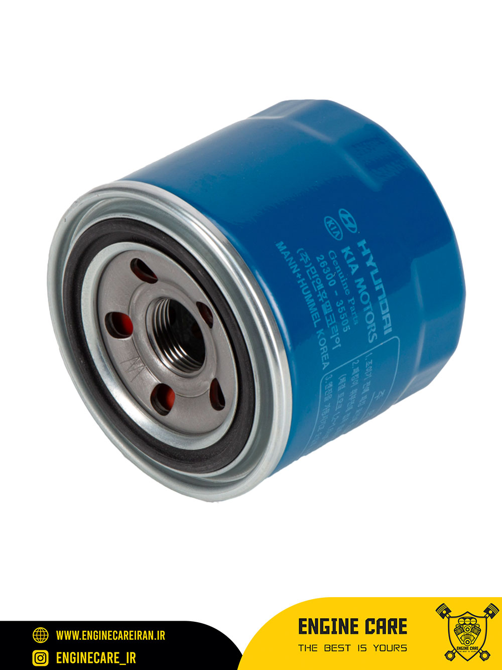 فیلتر روغن هیوندا/کیا اصلی مدل HYUNDAI 26300-35505 — تصویر ۴