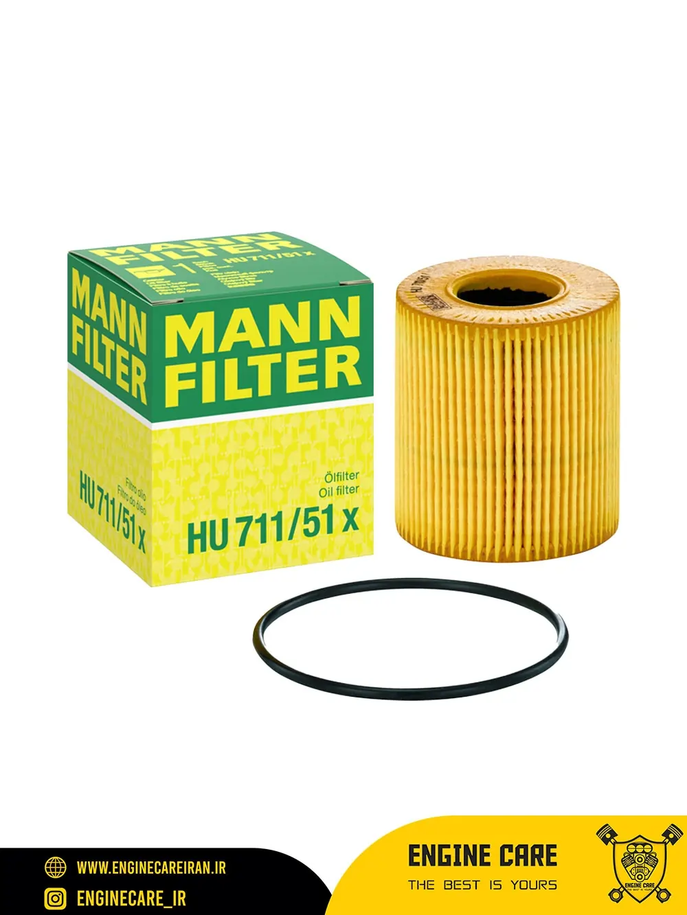 فیلتر روغن مان مدل MANN HU711/51x — تصویر ۲