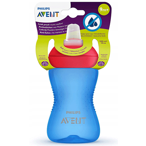 لیوان philips avent دهنی نرم 300 میل ضد چکه — تصویر ۲