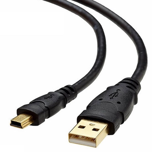 کابل 30سانتی MINI USB به USB ( ذوزنقه ) — تصویر ۲