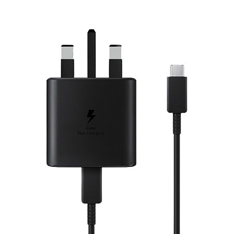 شارژر دیواری سامسونگ 45 وات مدل EP-TA845 – vietnam به همراه کابل تبدیل USB-C