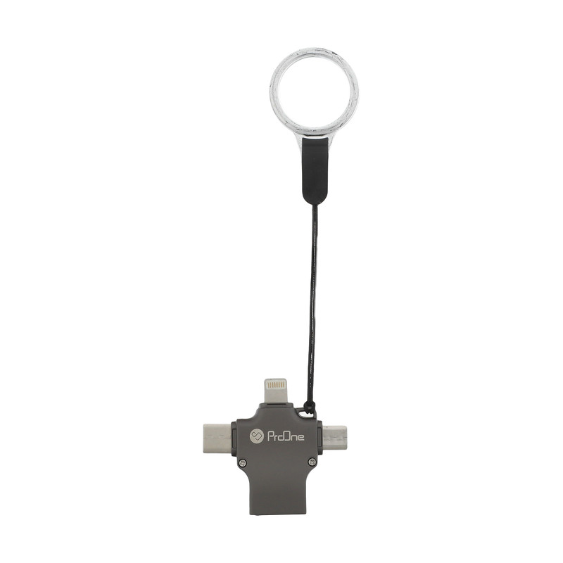 مبدل USB2 به USB-C / micro USB / لایتنینگ پرووان مدل PCO04 — تصویر ۴