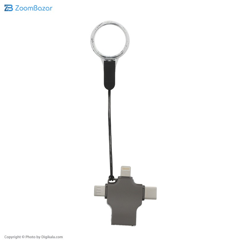 مبدل USB2 به USB-C / micro USB / لایتنینگ پرووان مدل PCO04 — تصویر ۸
